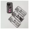 iLike Apple iPhone 15 Pro Max silikónové puzdro Print Desire Rabbit fialová