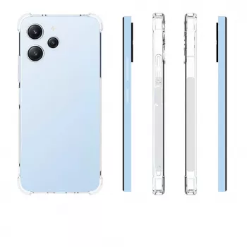 Evelatus Xiaomi Redmi 12 vojenské nárazuvzdorné silikónové puzdro transparentné