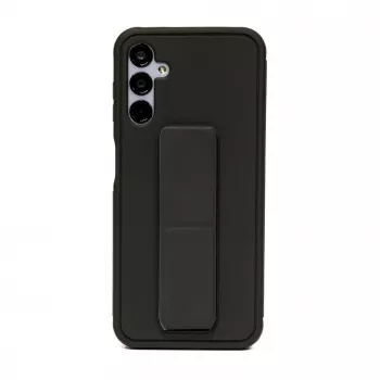 iLike Samsung Galaxy A14 5G silikónové puzdro so stojanom čierna