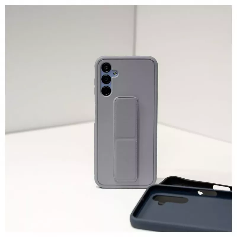 iLike Samsung Galaxy A14 5G silikónové puzdro so stojanom fialová