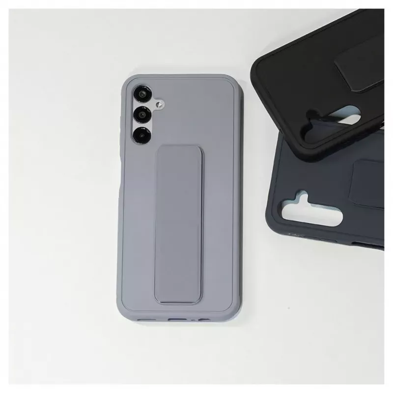 iLike Samsung Galaxy A14 5G silikónové puzdro so stojanom fialová