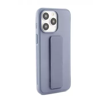 iLike Apple iPhone 14 Pro silikónové puzdro so stojanom fialová