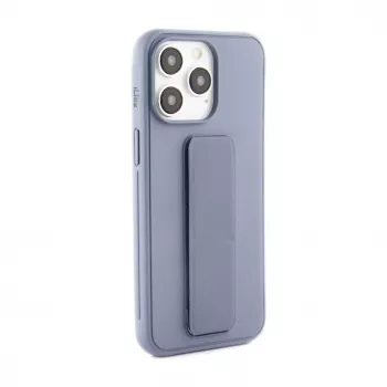 iLike Apple iPhone 15 Pro Max silikónové puzdro so stojanom fialová