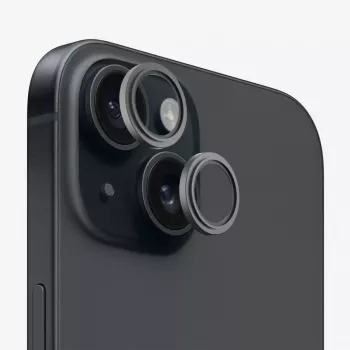 Evelatus Apple iPhone 15 ochranný kryt objektívu fotoaparátu Armor čierny