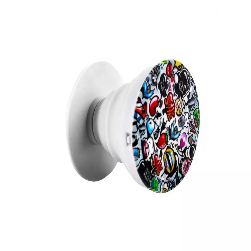 iLike Universal Pop Holder Stickers - čierna - 1 balenie