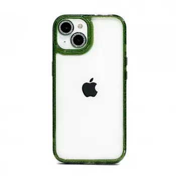 iLike Apple iPhone 14 Stars Lens Acrylic kryt zelený