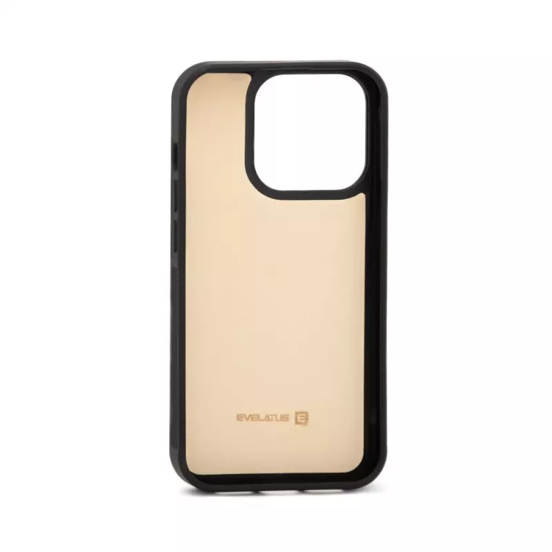 Evelatus Apple iPhone 15 Pro puzdro s peňaženkou a slim krytom béžové