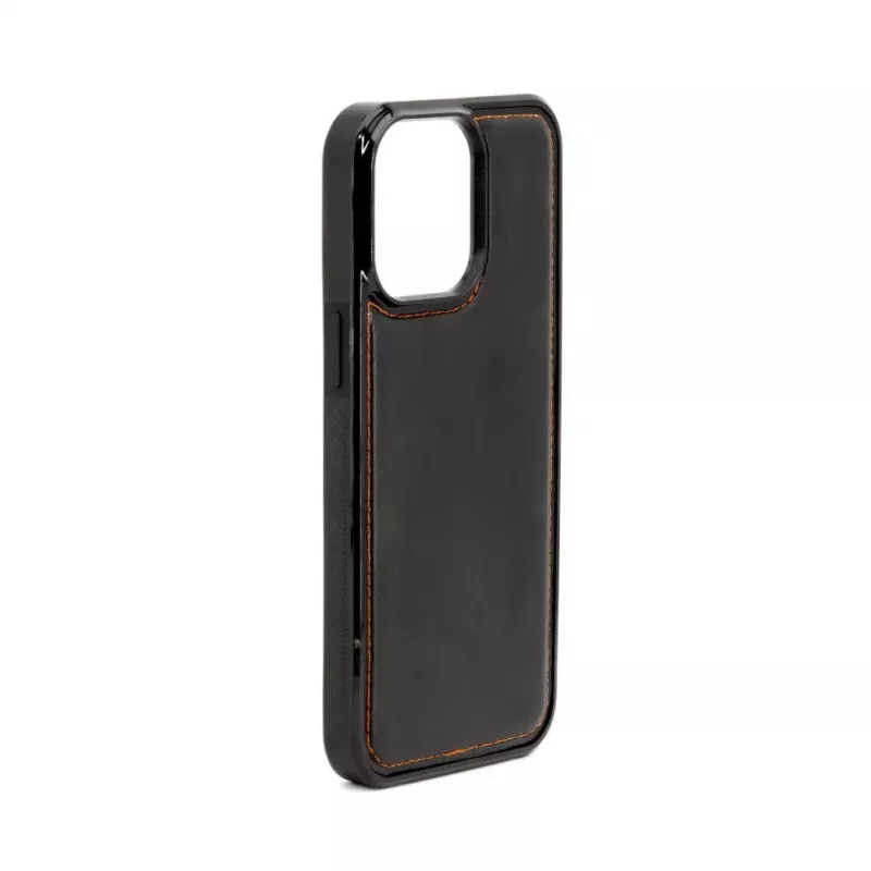 Evelatus Apple iPhone 15 Pro Max magnetické puzdro s vreckom na zips dizajn zipsu - čierne