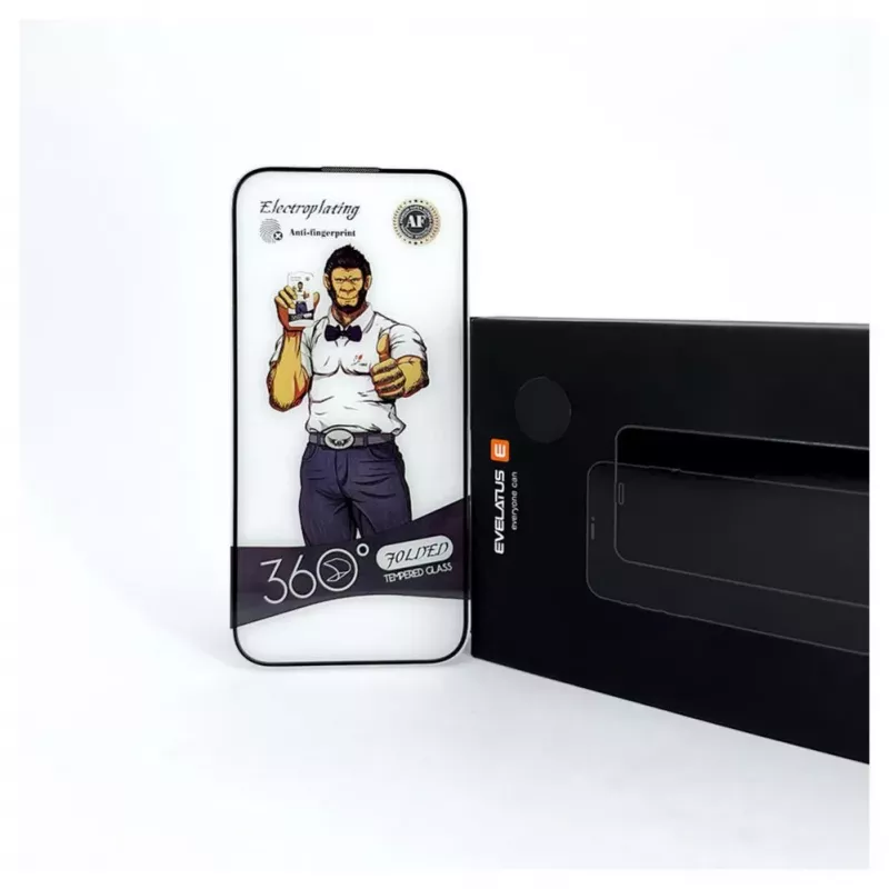Evelatus Apple iPhone 15 2.5D Full Cover Glass antistatické svetločierne