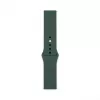 Connect 20 mm silikónový remienok na hodinky Loop (S/M 110 mm) olivový