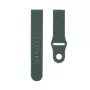 Connect 20 mm silikónový remienok na hodinky Loop (S/M 110 mm) olivový
