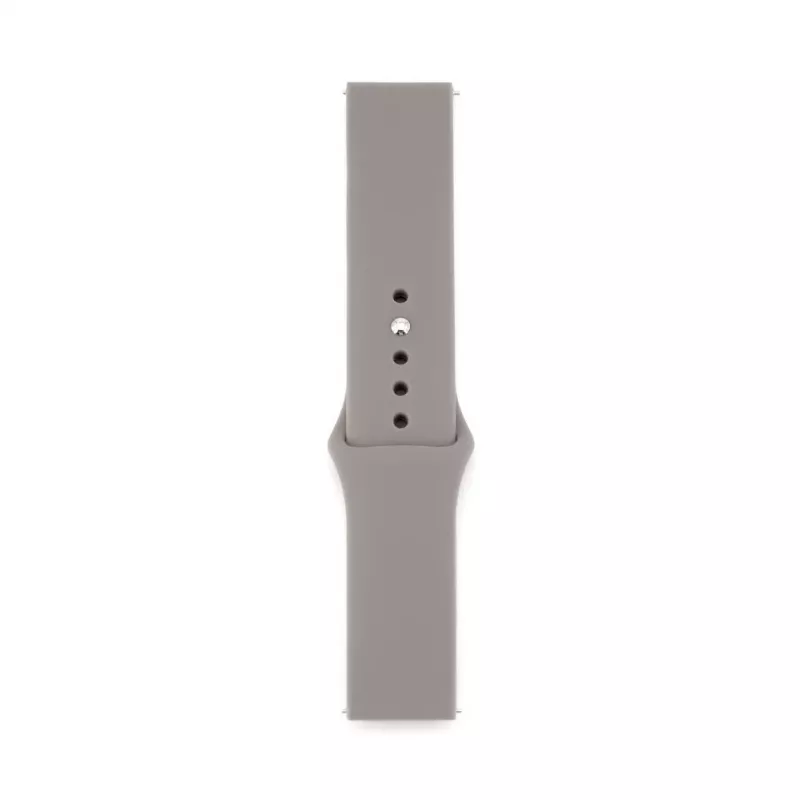 Connect 20 mm silikónový remienok na hodinky Loop (S/M 110 mm) sivý