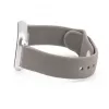 Connect 20 mm silikónový remienok na hodinky Loop (S/M 110 mm) sivý