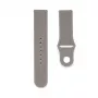 Connect 20 mm silikónový remienok na hodinky Loop (S/M 110 mm) sivý