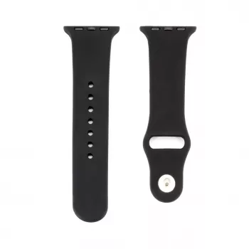 Connect Watch 38/40/41 mm silikónový remienok na hodinky Loop (110 mm S/M) čierny