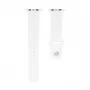 Connect Watch 38/40/41mm silikónový slučkový remienok na hodinky (132mm M/L) biela