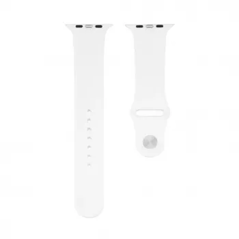 Connect Watch 42/44/45mm silikónový slučkový remienok na hodinky (S/M 110mm) biela