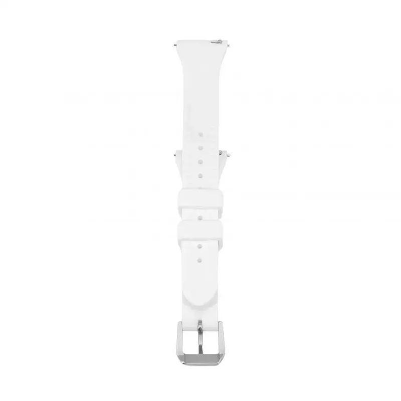 Connect 20mm silikónový slučkový remienok na hodinky s T-sponou (130mm M/L) biela