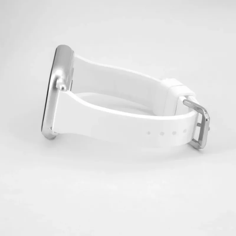 Connect 20mm silikónový slučkový remienok na hodinky s T-sponou (130mm M/L) biela