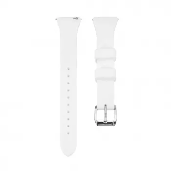 Connect 20mm silikónový slučkový remienok na hodinky s T-sponou (130mm M/L) biela