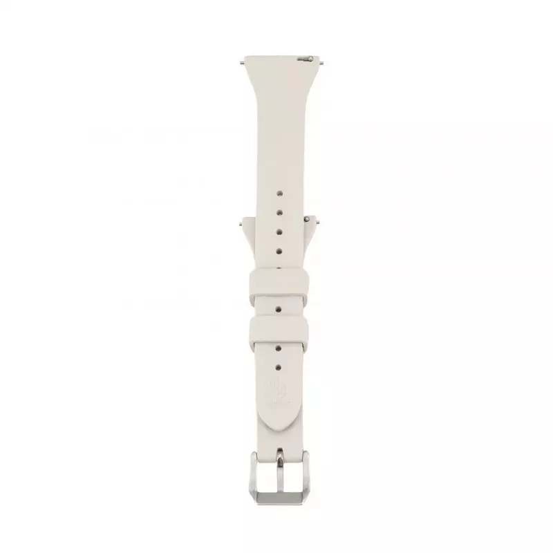 Connect 20mm silikónový slučkový remienok s T-sponou (130mm M/L) strieborný