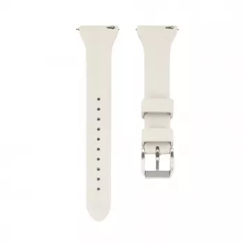Connect 20mm silikónový slučkový remienok s T-sponou (130mm M/L) strieborný