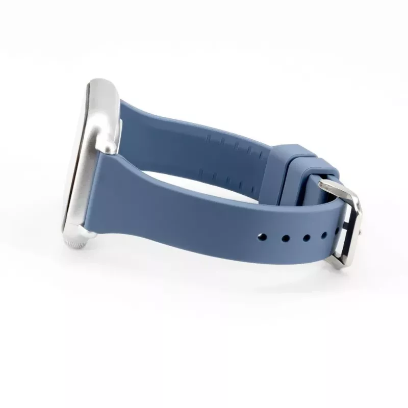 Connect 22mm silikónový slučkový remienok na hodinky s T-sponou (130mm M/L) modrá