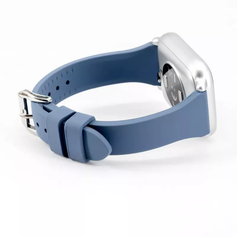Connect 22mm silikónový slučkový remienok na hodinky s T-sponou (130mm M/L) modrá