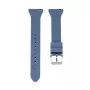 Connect 22mm silikónový slučkový remienok na hodinky s T-sponou (130mm M/L) modrá