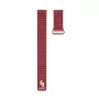 Connect 20mm magnetický kožený silikónový slučkový remienok s plochou sponou (130mm M/L) vínová