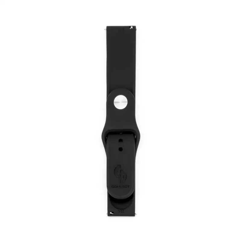 Connect 22mm silikónový slučkový remienok (S/M 110mm) čierny