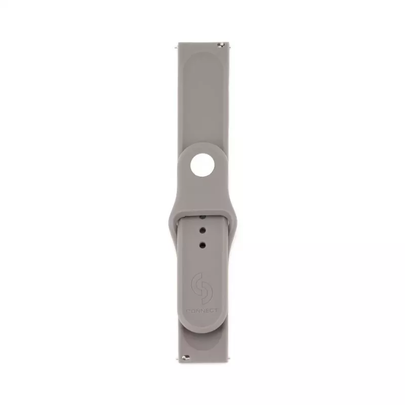 Connect 22mm silikónový slučkový remienok (S/M 110mm) sivý