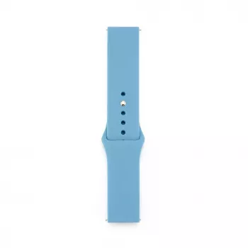 Connect 22mm silikónový slučkový remienok na hodinky (S/M 110mm) modrá