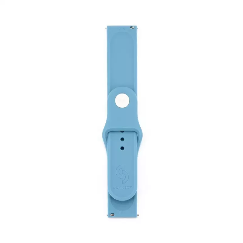 Connect 22mm silikónový slučkový remienok na hodinky (S/M 110mm) modrá