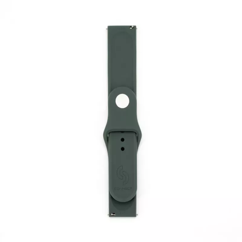 Connect 22mm silikónový slučkový remienok na hodinky (S/M 110mm) olivová