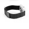Connect 20mm magnetický remienok na hodinky s koženou zadnou sponou (130mm M/L) čierna