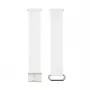 Connect 20mm magnetický remienok na hodinky s koženou zadnou sponou (130mm M/L) biela