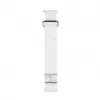 Connect 22mm magnetický remienok na hodinky s koženou zadnou sponou (130mm M/L) biela