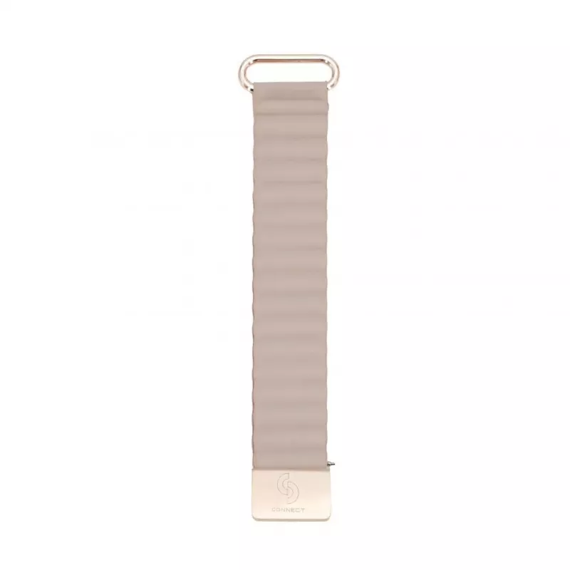 Connect 22mm magnetické remienky na hodinky s koženou zadnou sponou (130mm M/L) khaki