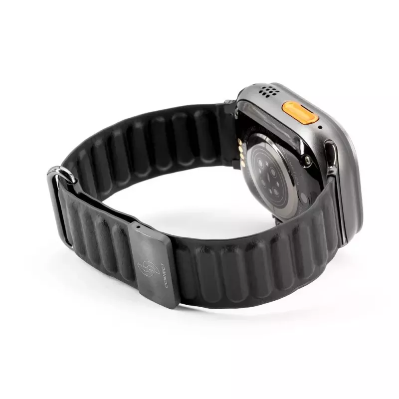 Connect Watch 38/40/41mm Cortical Back Buckle Magnetický remienok na hodinky, čierny