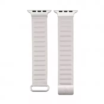 Connect Watch 38/40/41mm magnetický článkový remienok z prémiovej syntetickej kože Starlight