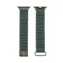 Connect Watch 42/44/45mm magnetický slučkový remienok z prémiovej PU kože Cedar Green