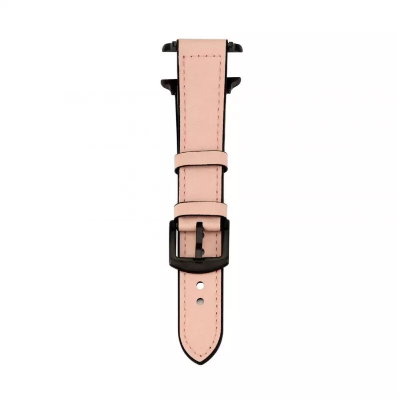 Connect Watch 38/40/41mm silikónovo-kožený remienok (132mm M/L) Pink Sand