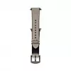 Connect Watch 38/40/41mm silikónovo-kožený remienok (132mm M/L) strieborný