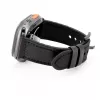 Connect Watch 42/44/45mm silikónovo-kožený remienok (132mm M/L) čierny