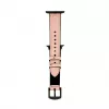 Connect Watch 42/44/45mm silikónovo-kožený remienok (132mm M/L) pink sand