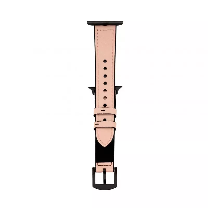 Connect Watch 42/44/45mm silikónovo-kožený remienok (132mm M/L) pink sand