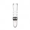 Connect 20mm silikónovo-kožený remienok (130mm M/L) biely