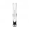Connect 20mm silikónovo-kožený remienok (130mm M/L) biely