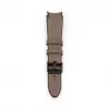 Connect 20mm silikónovo-kožený remienok (130mm M/L) taupe
